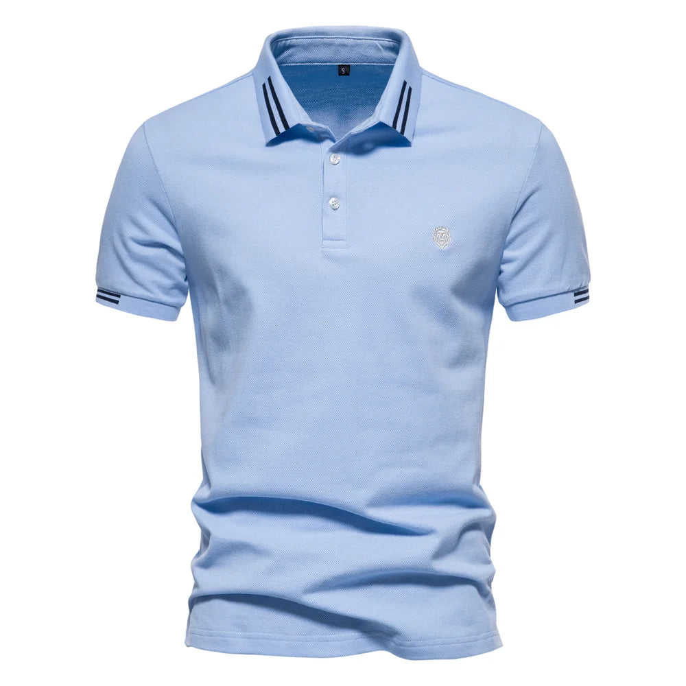 AIOPEON 100% Cotton Polo Shirt