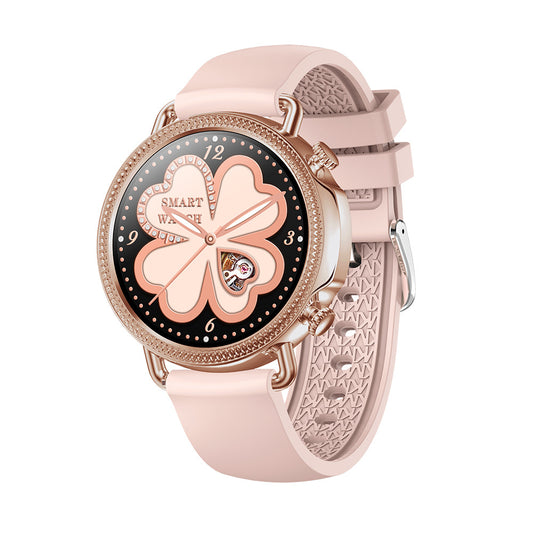 Women's Smart & Touch Body Temperature Monitoring Custom Push Dial Watch