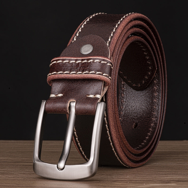 real leather belt