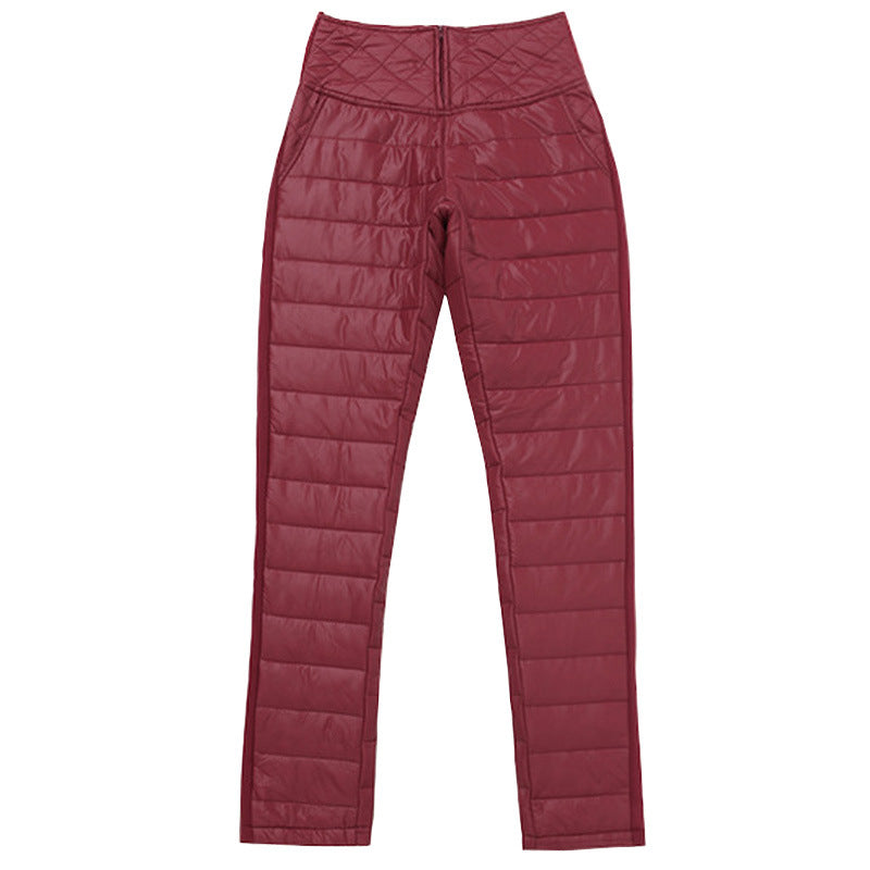 Pantalon taille haute pour femme