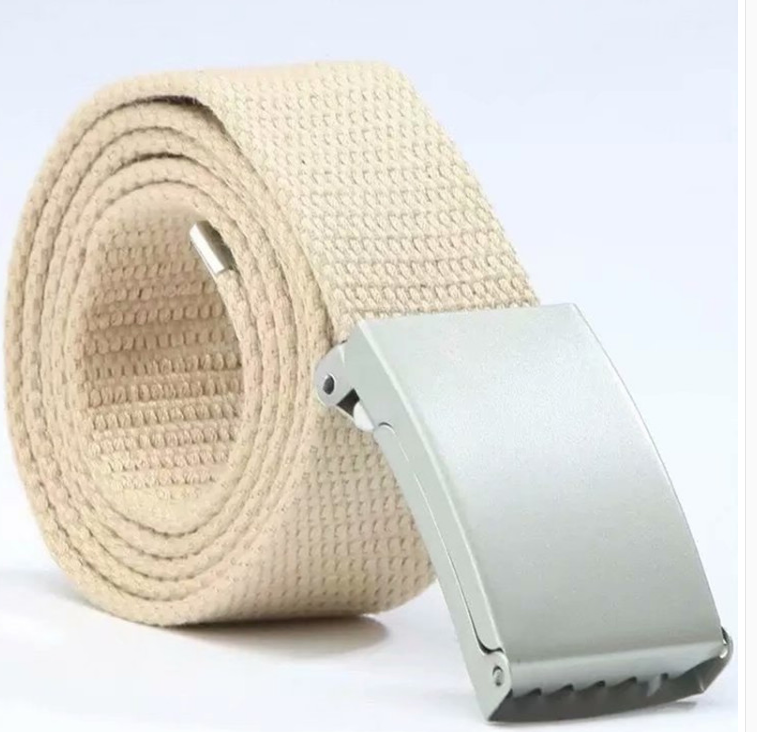 Candy-Colored Canvas Belts for Men