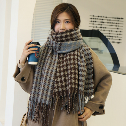Color Matching Cashmere Warm Scarf