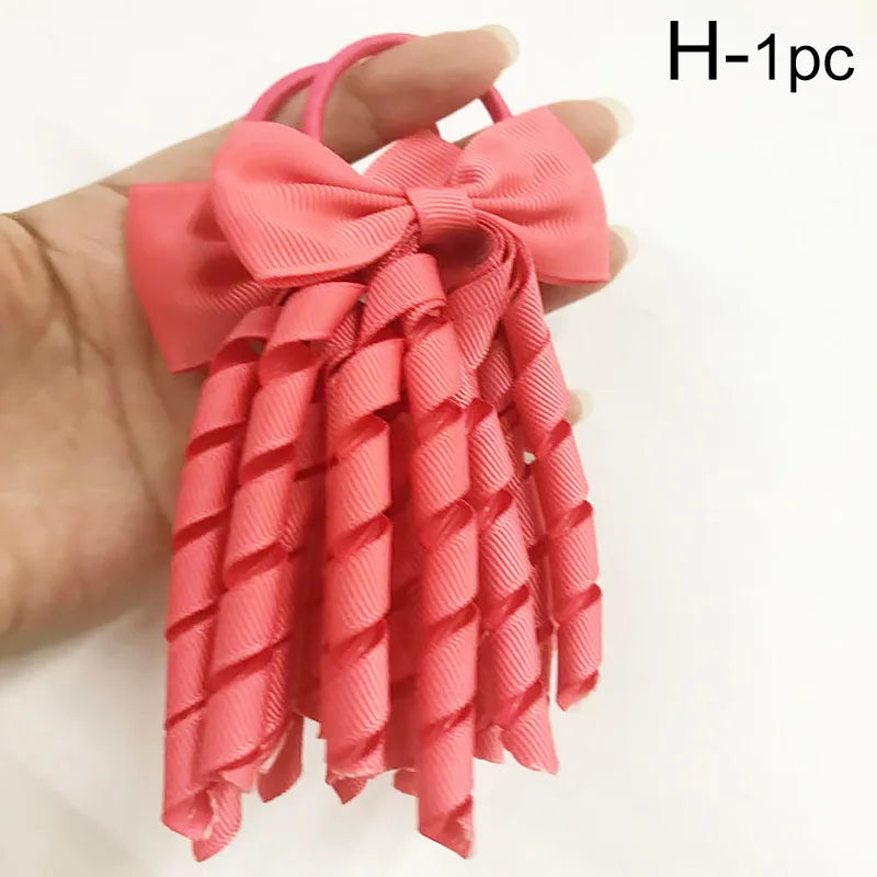 Girls Bowknot Ponytail Holders