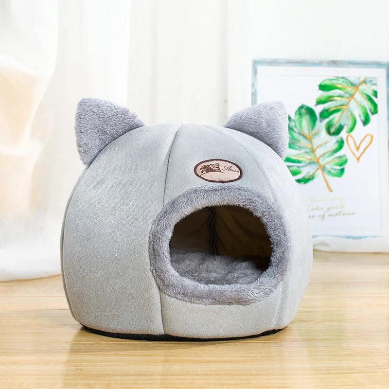 Comfort In Winter Little Mat Basket Cat Cave Bed