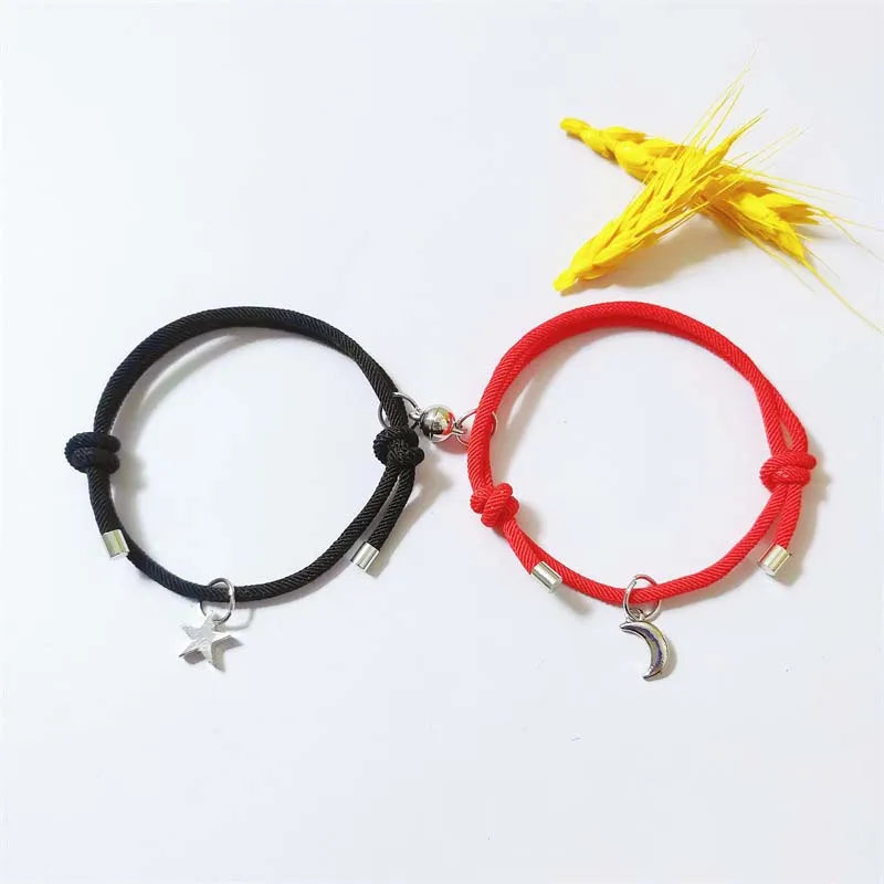Magnetic Star Moon Couple Bracelets