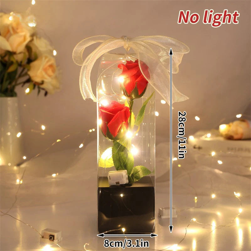 Eternal Gold Foil Rose - Creative LED Night Light Flower Valentine Gift