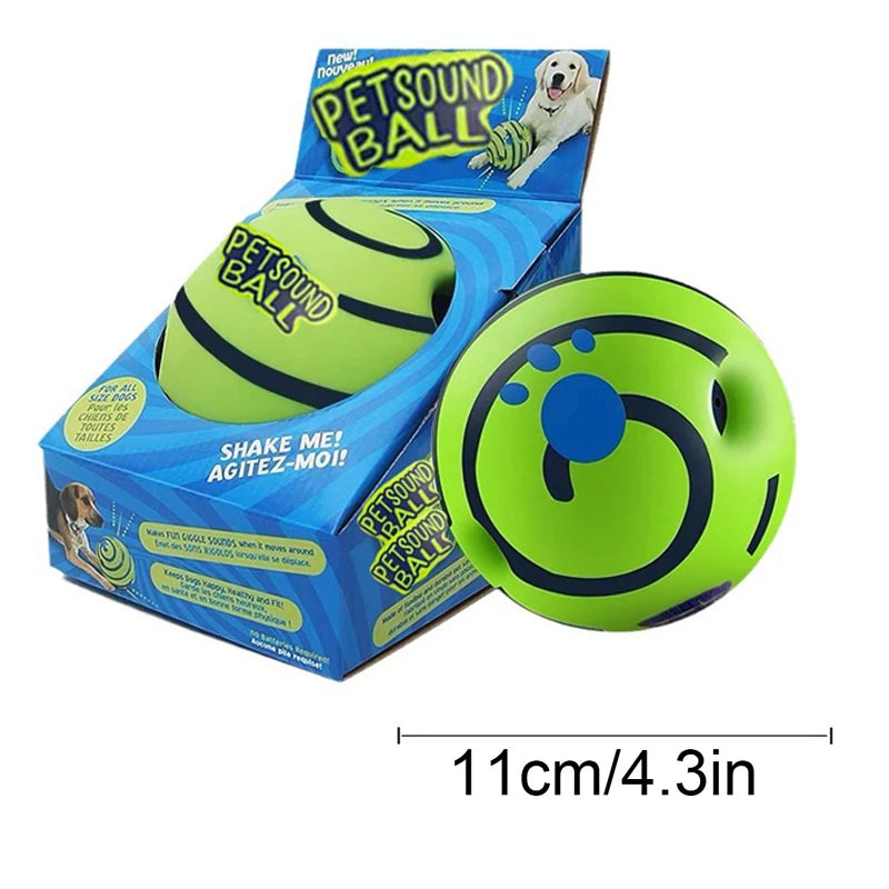 Dog Interactive Wobble Wag Giggle Ball Toy