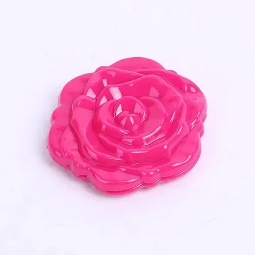 Retro Flower Double Sided Compact Mirror For Purse