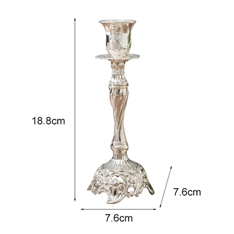 Elegant Decorative Candlestick Holder Set