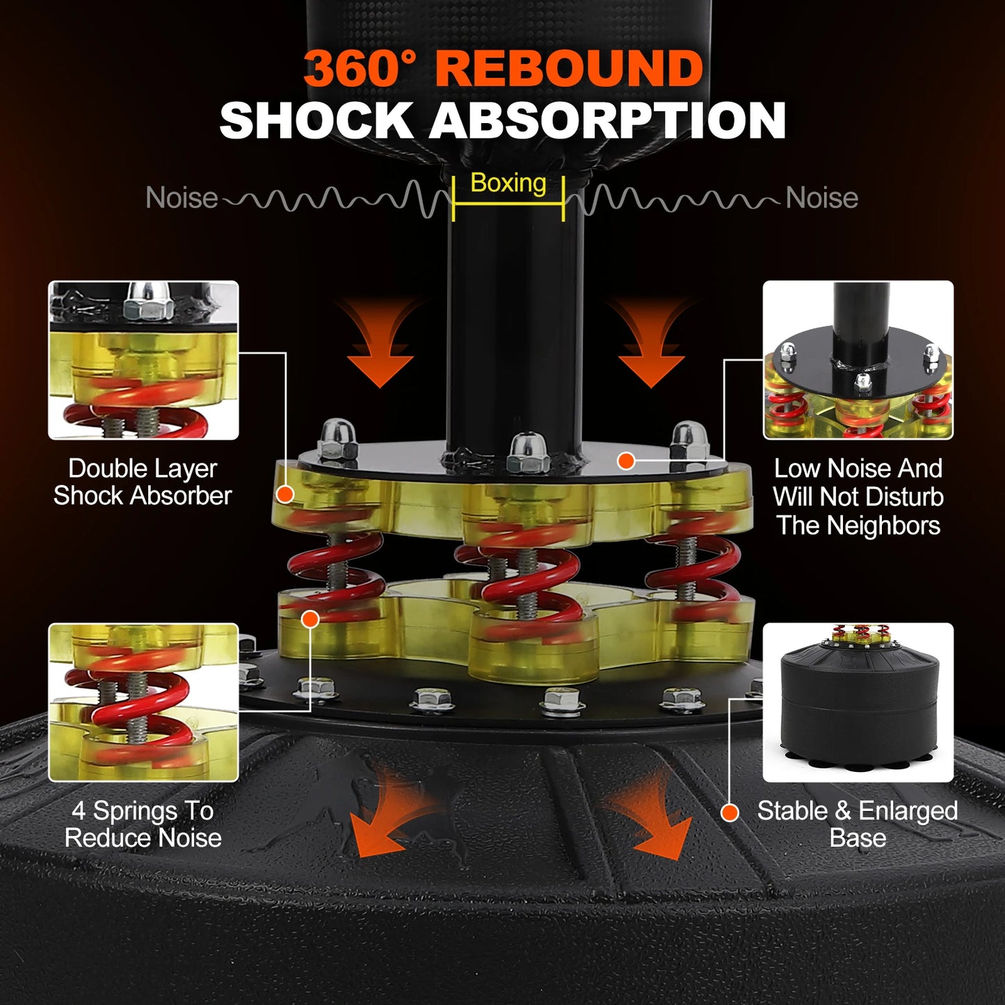 free standing boxing punch bag