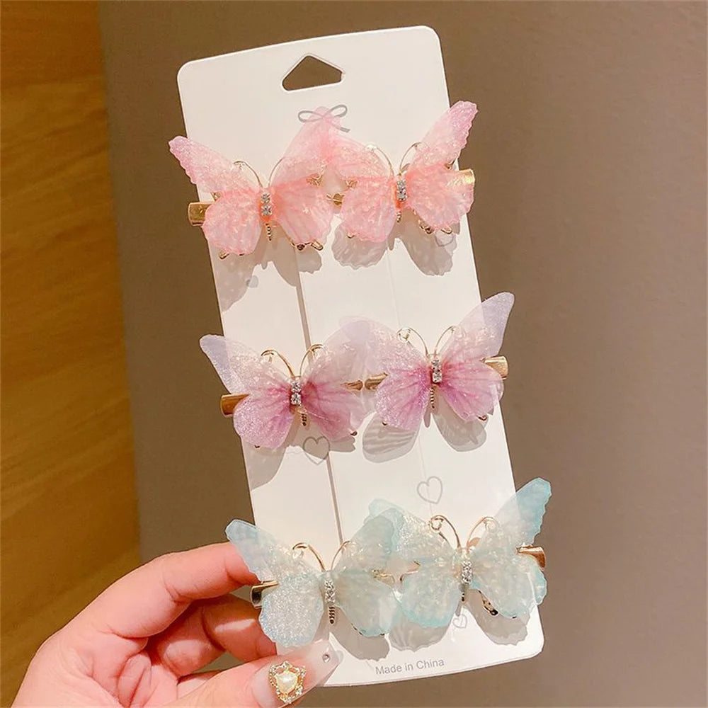 Girl's Butterfly Barrettes Hairpin