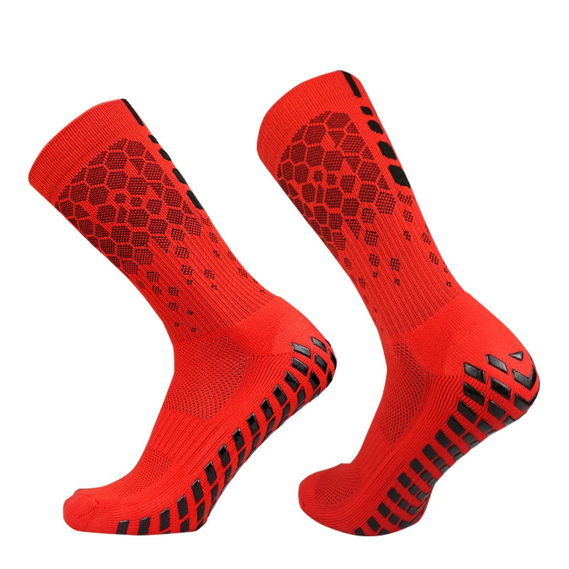 Breathable Grip Soccer Socks for Men & Women