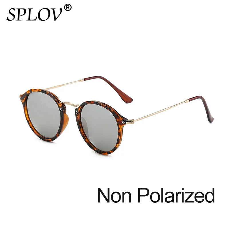Unisex Vintage Round Designer Sunglasses
