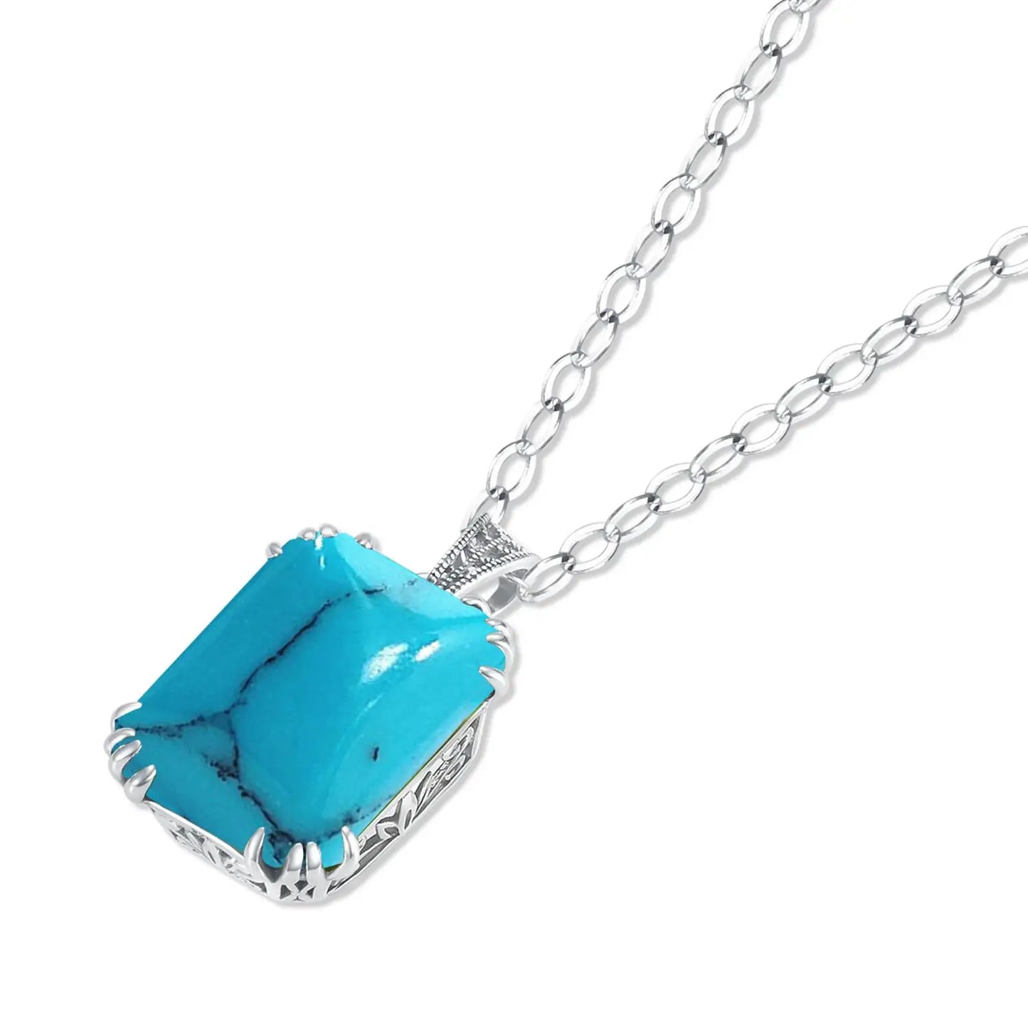 Turquoise Punk Turkish Necklace for Women