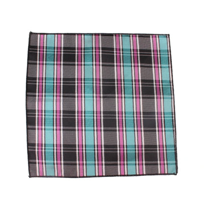 Men's Plaid Pocket Square Handkerchiefs