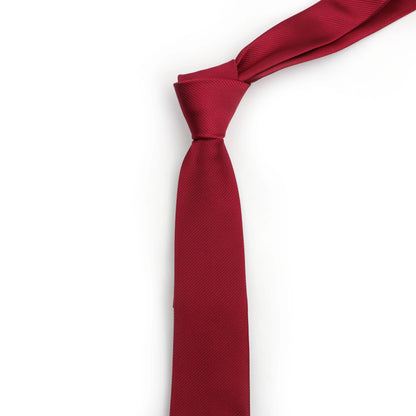 Formal Striped Slim Necktie for Wedding Attire