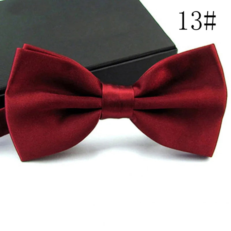 Solid Color Butterfly Bow Tie for Men