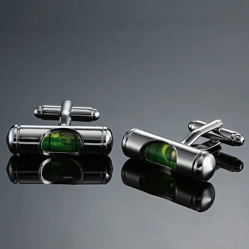 Herren-Manschettenknöpfe mit Kristallzirkon