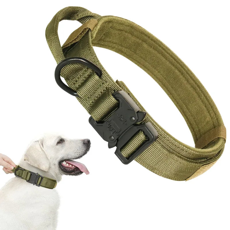 Handle Adjustable Tactical Police Dog Collar