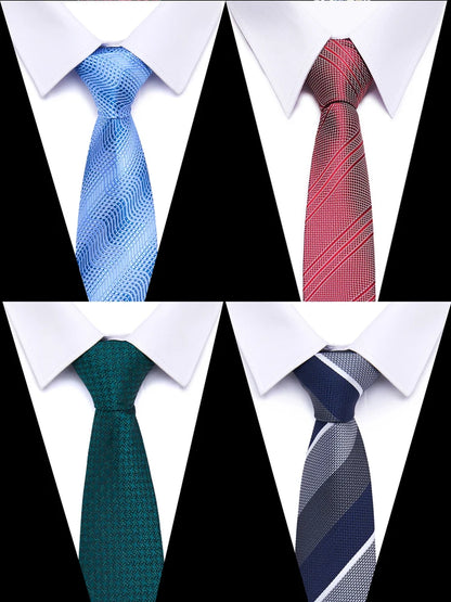 Slim Silk Paisley Floral Tie for Men