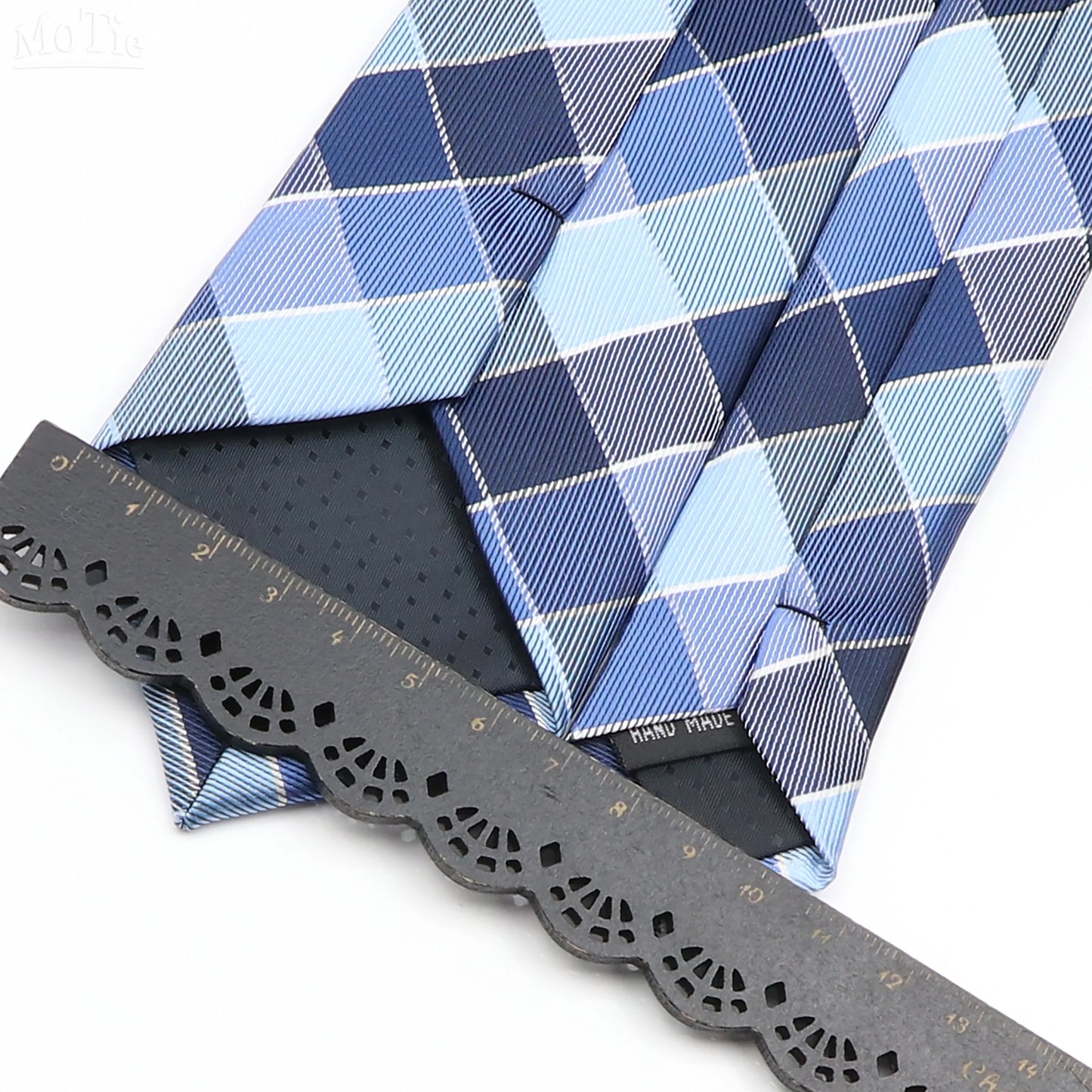 Classic Plaid Jacquard Woven Tie Formal Accessories