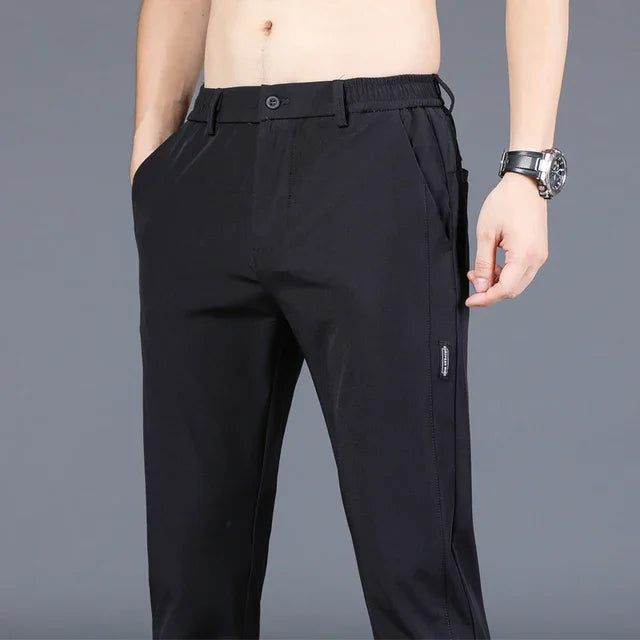 Summer Ice Silk Stretch Men's Elastic Pants