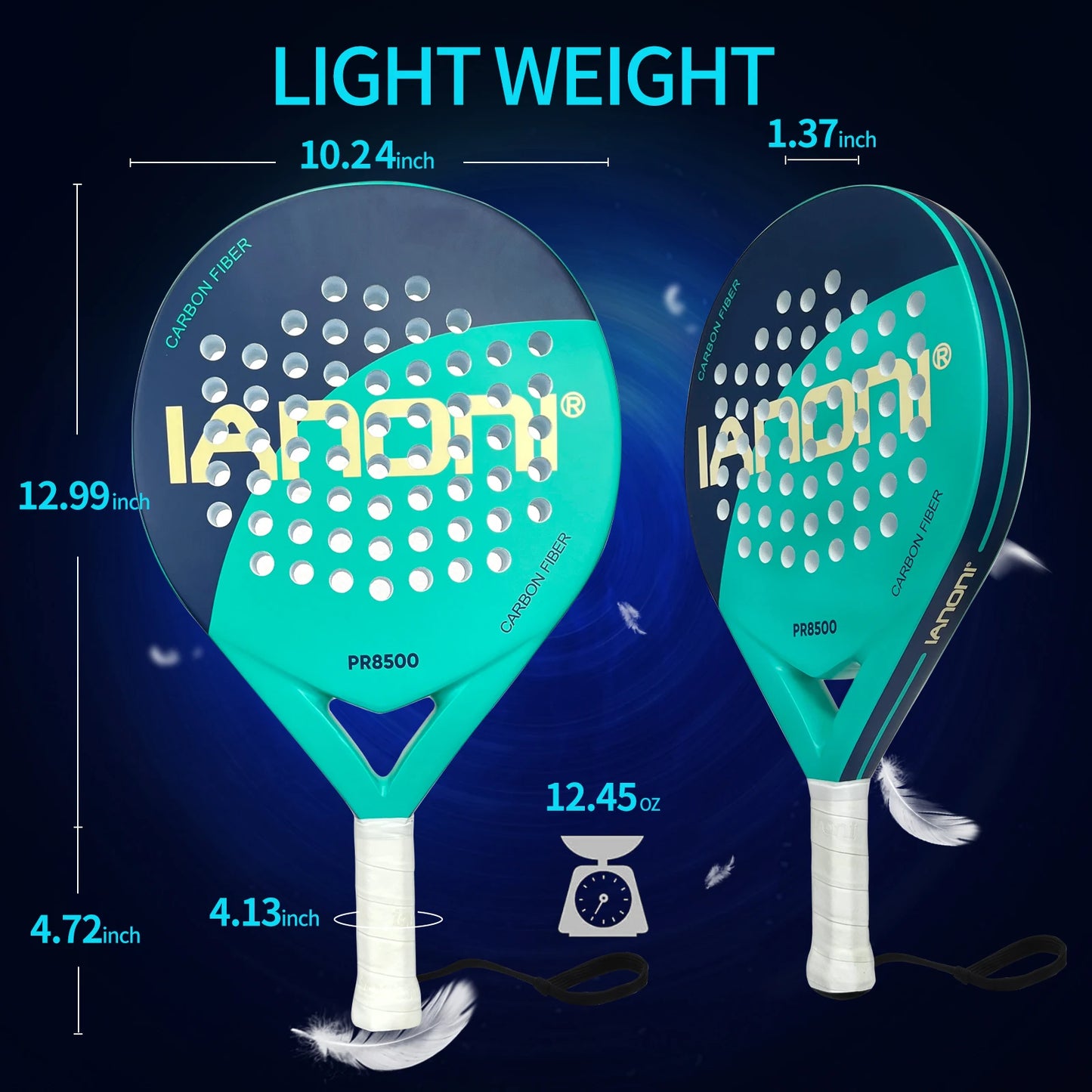 Lightweight Carbon Fiber Surface Adult Tennis Racket