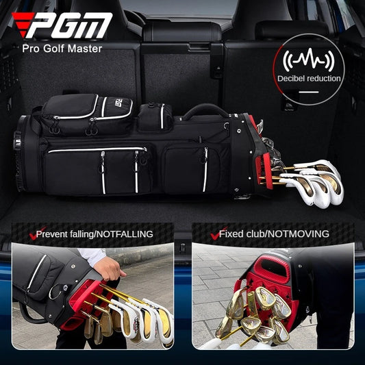 PGM QB166: Lightweight Standard Golf Bag with Fixed Club Holder