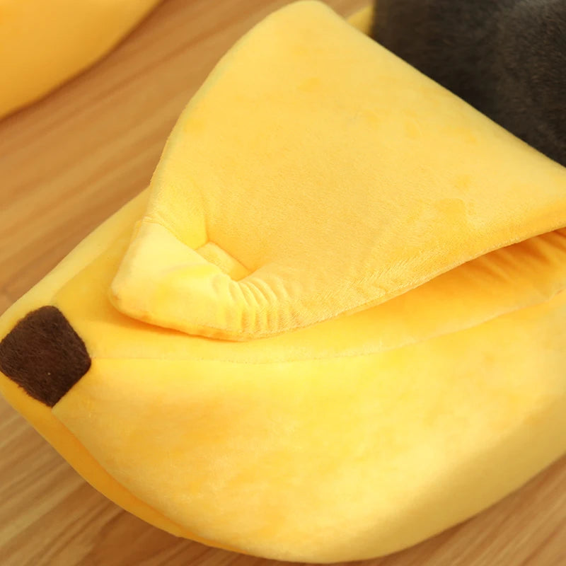 Lightweight Winter Cushion Soft Funny Banana Pet Bed