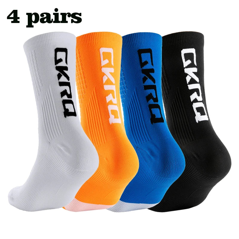Men's Anti-Slip Knee High Running Socks