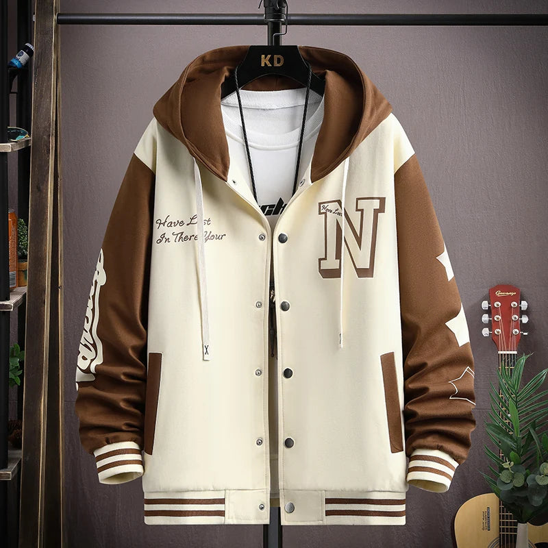 Men hooded jacket