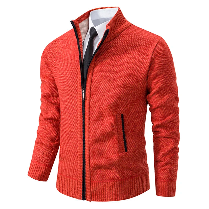 Men's Warm Casual Sports Coat Zipper