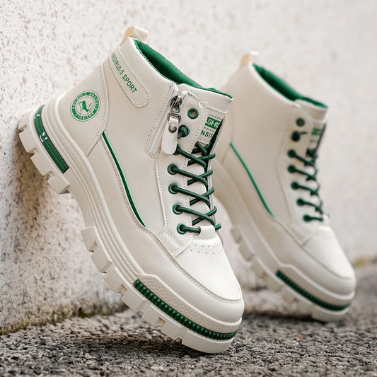 Men High-Top Denim Ankle Sports Boots