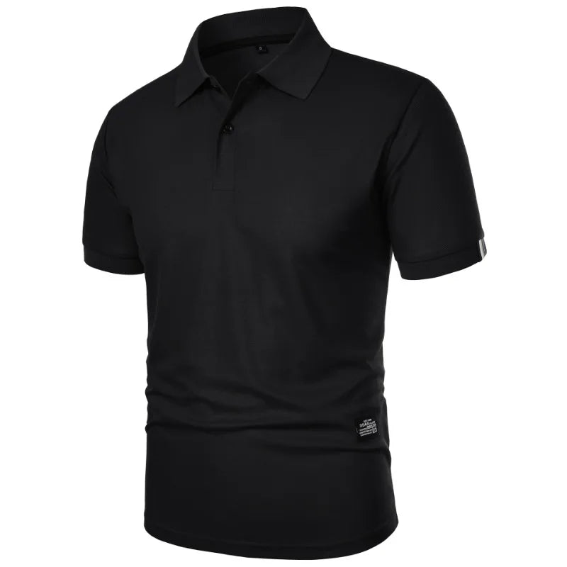 New Solid Color Polo Shirt