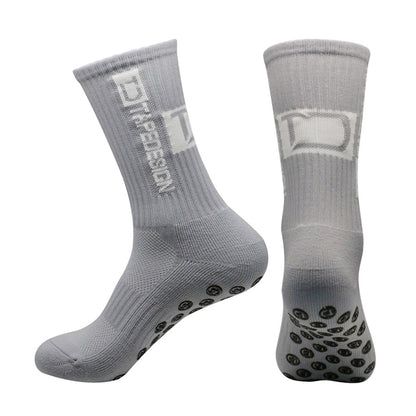 Mid-Calf Anti-Slip Sports Socks for Men