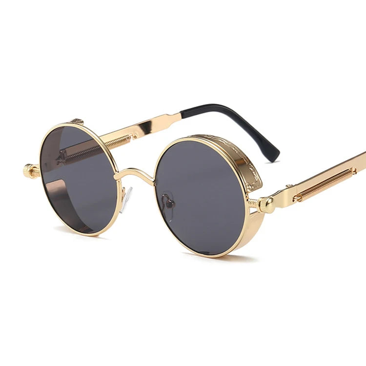 Gothic Steampunk Round Sunglasses