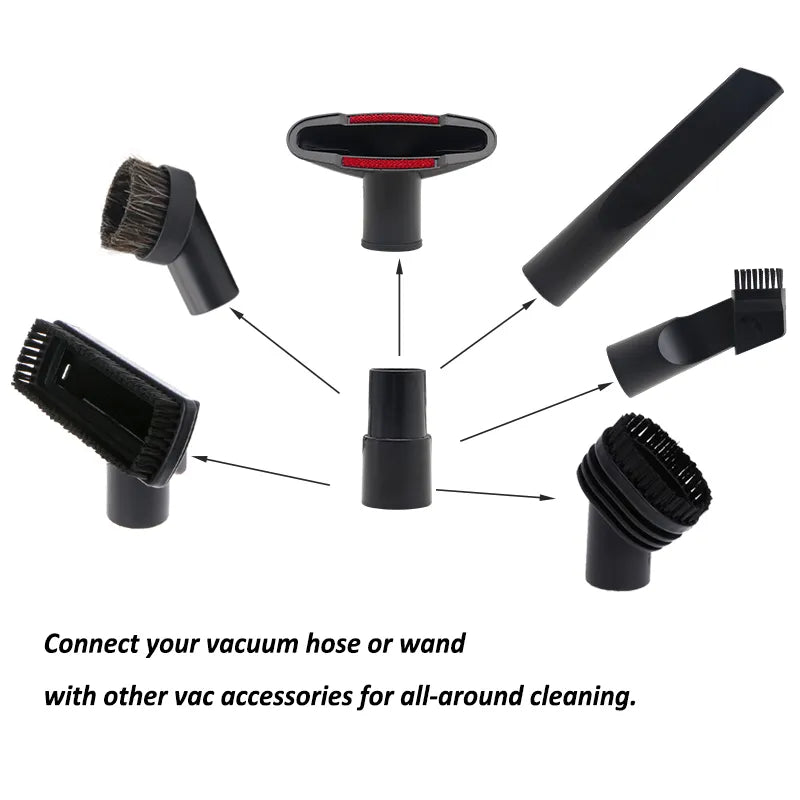 32/35mm Brush Nozzle for Long Flexible Cleaning