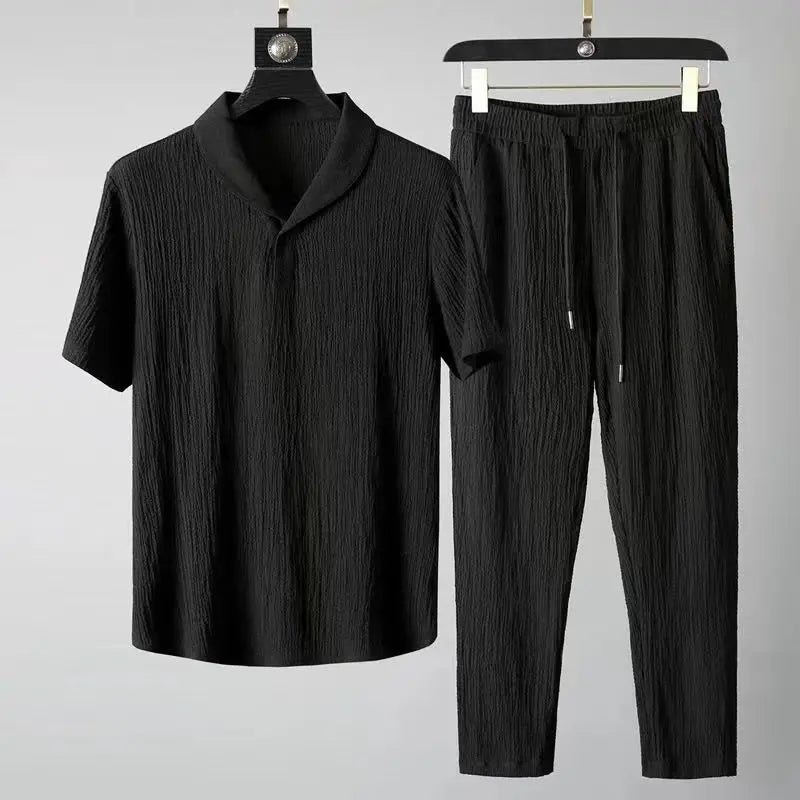 Men's Summer Sportswear - T-Shirt And Pants Set