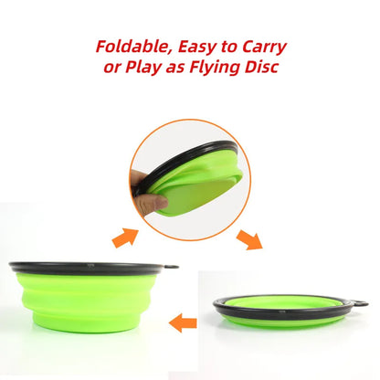 Puppy Food Container Feeder Dish Outdoor Bowl