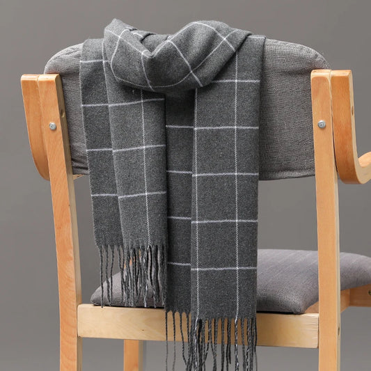 Unisex-Kaschmirschal (Pashmina) – Langer, dicker, warmer Winterschal