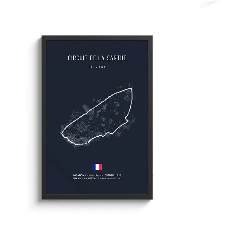 Monaco F1 Canvas Wall Art Esthétique Nordique