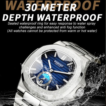 Men's Watch  - Stainless Steel Waterproof Watch