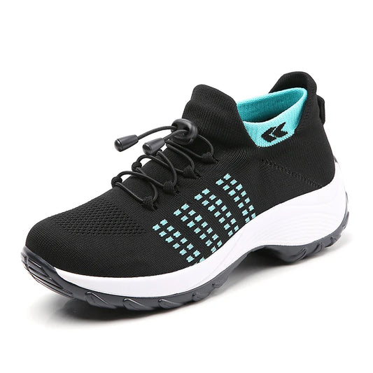 Women's Comfort Nursing Shoes - Non-Slip Platform Sneakers