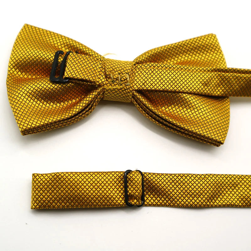 Adjustable Pure Silk Men's Butterfly Bow Tie