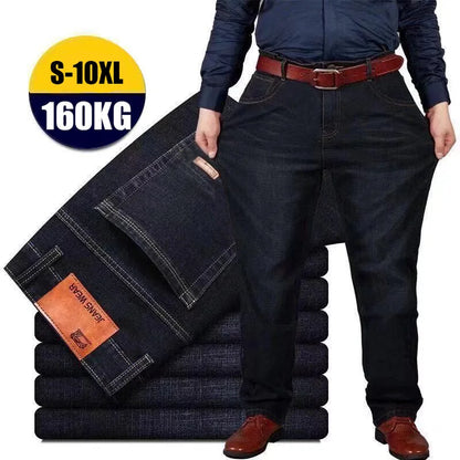 10XL Wide Leg Denim Trousers for Men