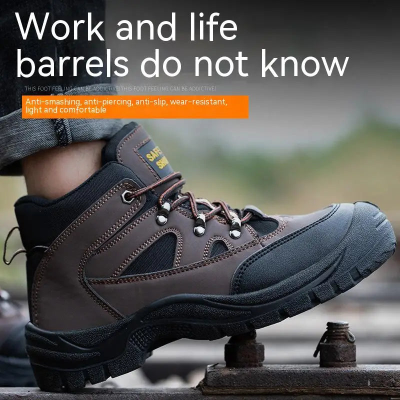 Men Safety Boots - Men Non Slip Work Sneakers