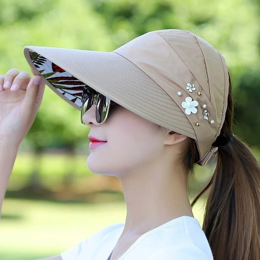 Chapeau de voyage d'été en plein air pour dames