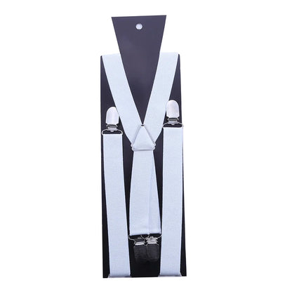 Adjustable Elastic X-Back Suspenders for Men & Women