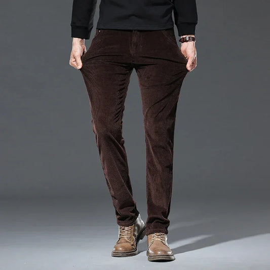 Men's Slightly Elastic Stretch Cotton Pants