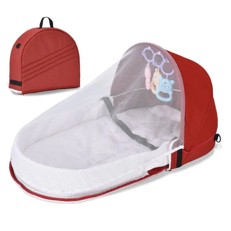 Baby Soft Portable Baby Nest Crib Sleeping Bed with Mosquito